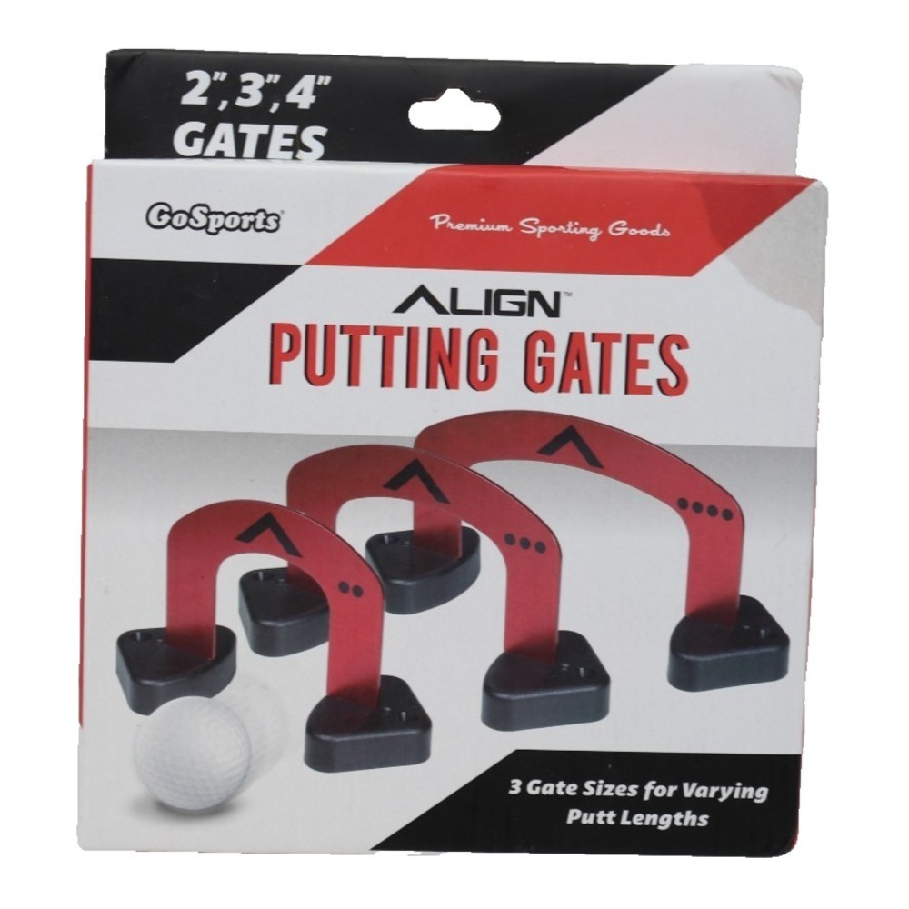 GoSports Align Putting Gates | 3 Sizes 2" 3" 4" | Golf Training Aid | Carry Case